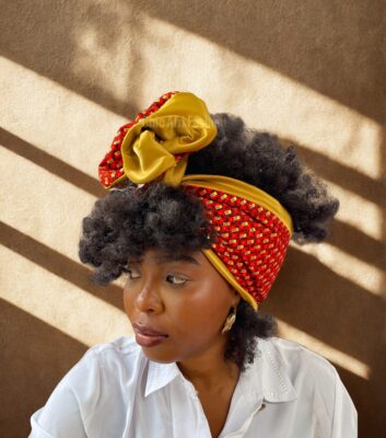 SADÉ Satin-lined Headwrap