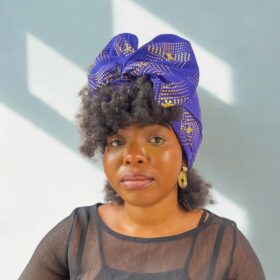 ADIRA Satin-lined Headwrap