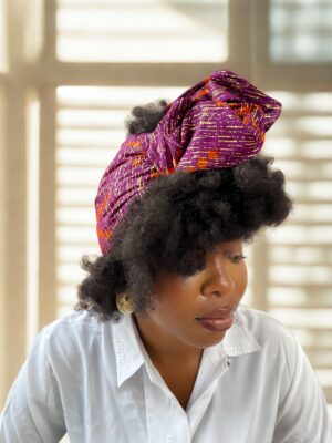AURÉE Satin-lined Headwrap