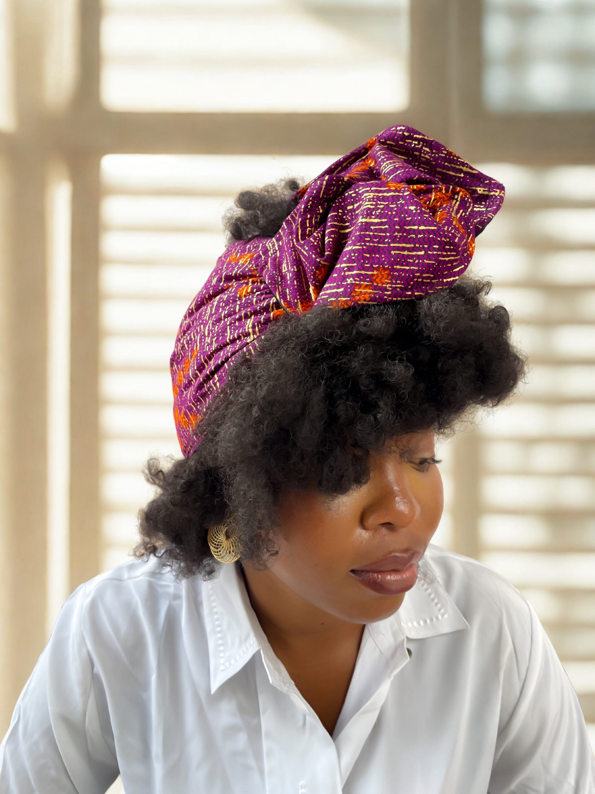 AURÉE Satin-lined Headwrap