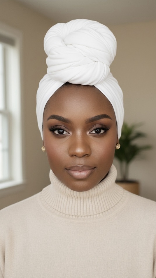 SOLACE Soft Stretch Jersey Headwrap - Image 5