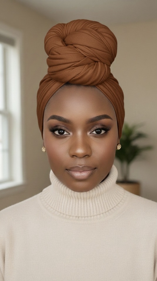 SOLACE Soft Stretch Jersey Headwrap - Image 2