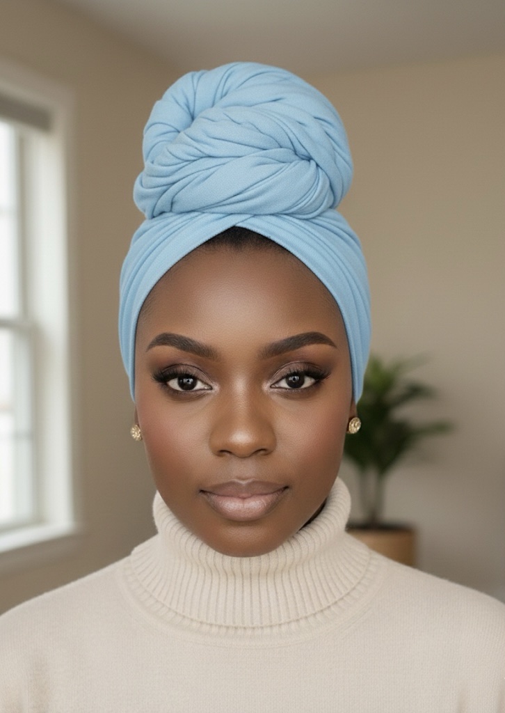 SOLACE Soft Stretch Jersey Headwrap - Image 8