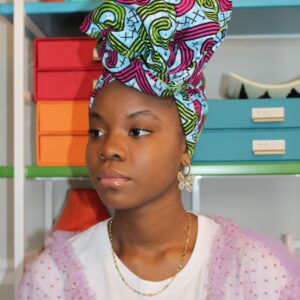 Alternative view of Flair African Print Headwrap